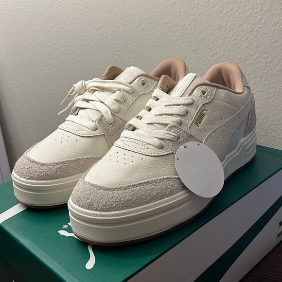 NWT Puma Men's CA Pro Lux PRM Casual Shoes - Beige - 39013302 - Picture 4 of 12